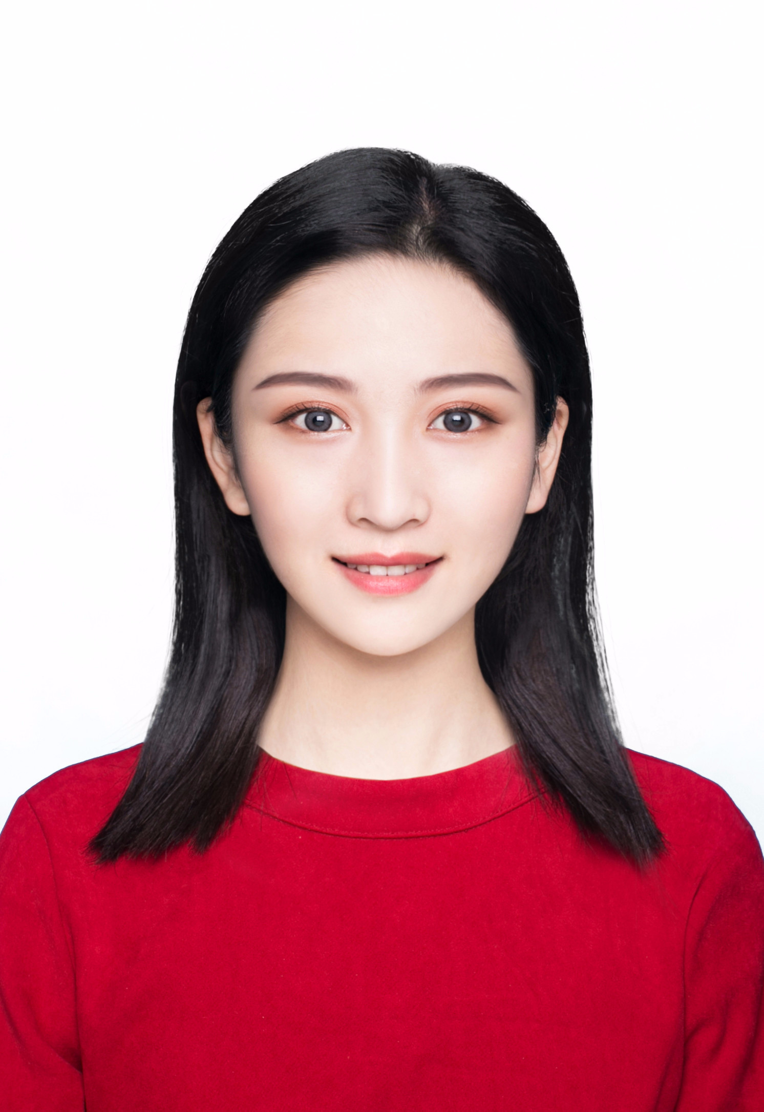 证件照如何在手机拍摄_蓝底白衬衫证件电子照_拍摄证件照相机设置